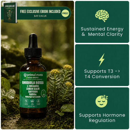 Rhodiola Rosea Drops - 2,000mg Herbal Blend